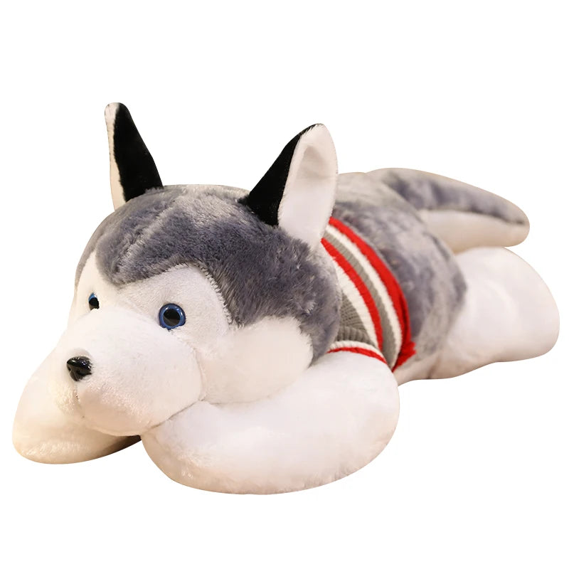 Giant Husky Plush – Soft Stuffed Dog Toy