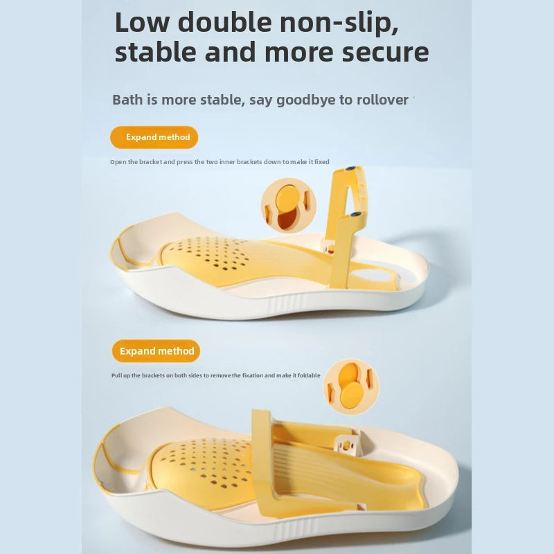 Support de bain portable pour nouveau-né (assise ou allongée)
