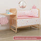 Convertible Baby Bed – Solid Wood & Adjustable Cradle
