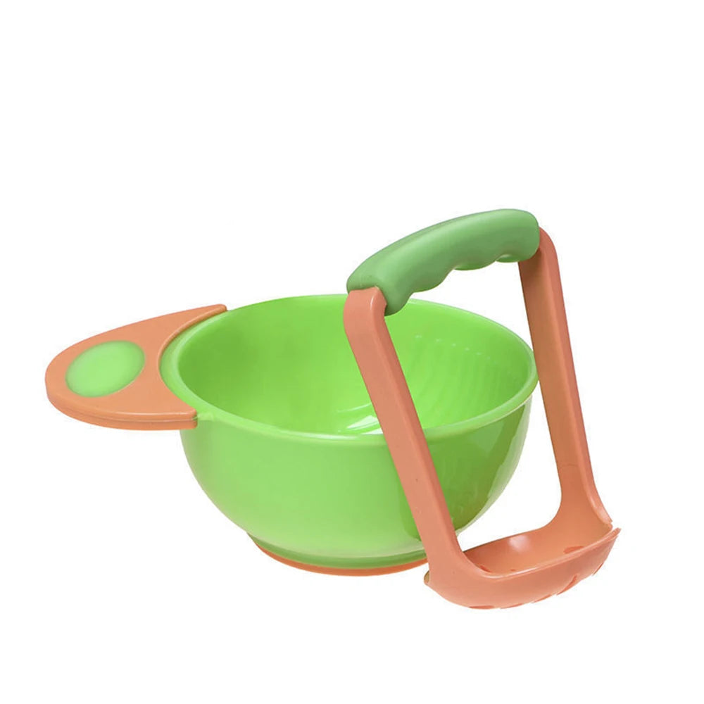 2PCS Baby Food Masher Bowl Set – Mash & Serve Easily