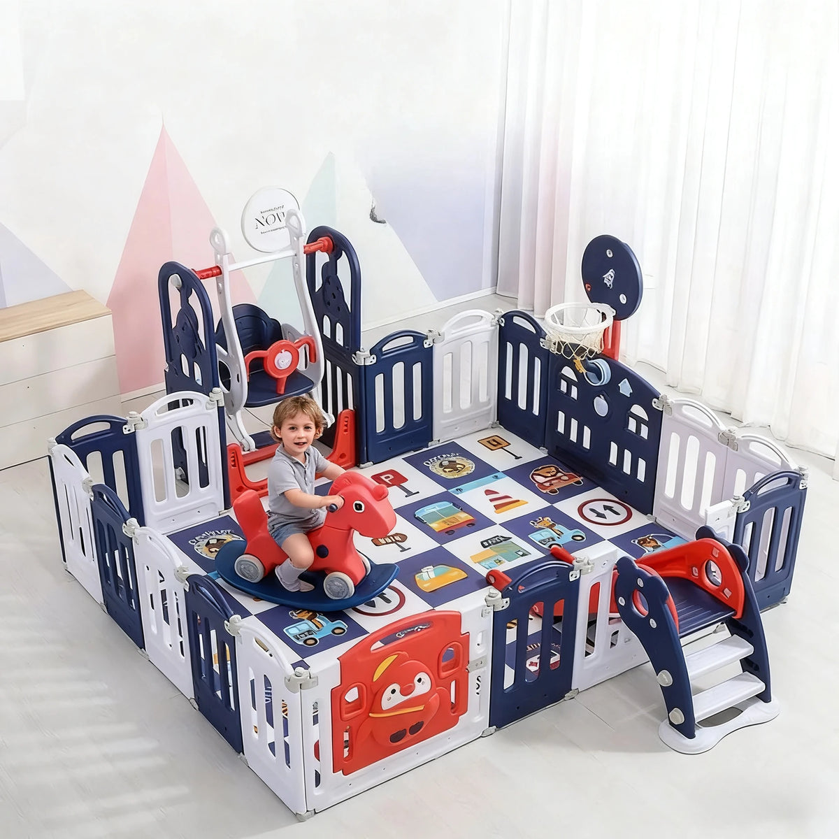 Multi-Purpose Safety Fence for Babies & Toddlers