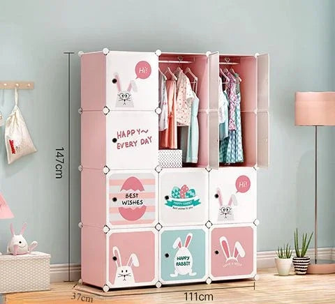Portable Kids Wardrobe – Baby Clothes & Toy Organizer