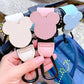 1–2PCS Rotatable PU Leather Stroller Hooks – 360° Pram Organizer