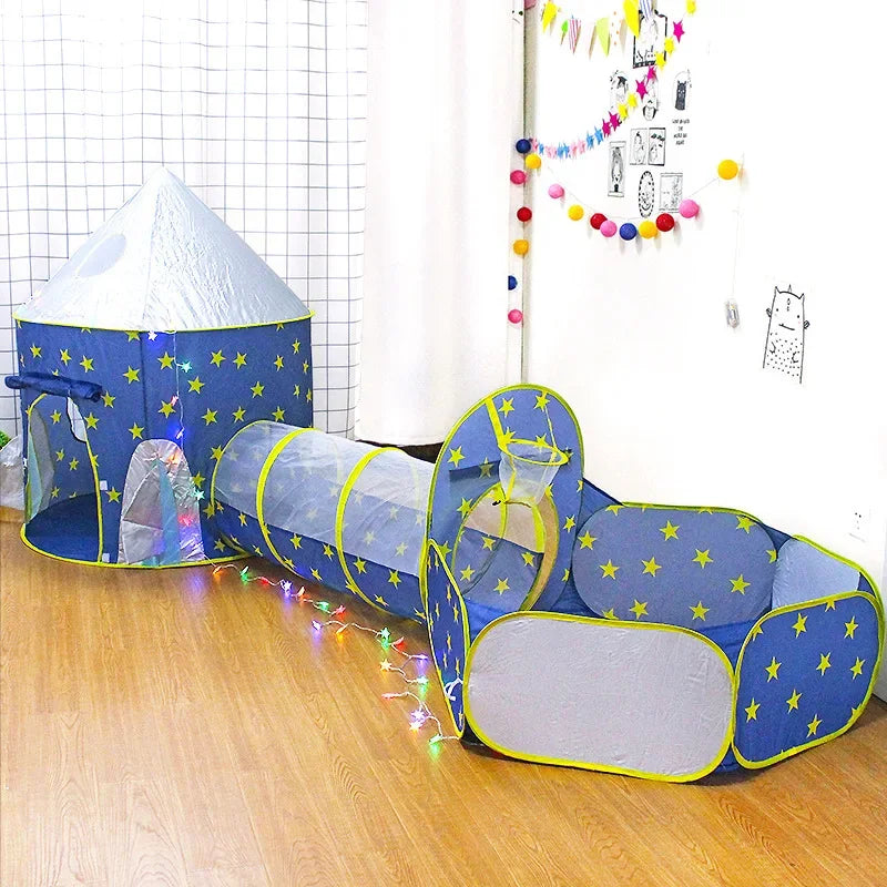 3-in-1 Baby Play Tent Set – Tunnel, Pool & Fun!