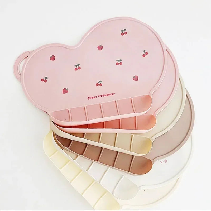 Set de table en silicone pour bébé – Antidérapant et facile à nettoyer