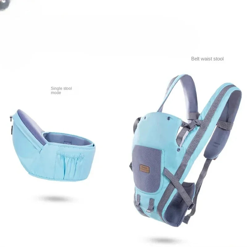 4-in-1 Ergonomic Baby Carrier with Waist Stool & Sling