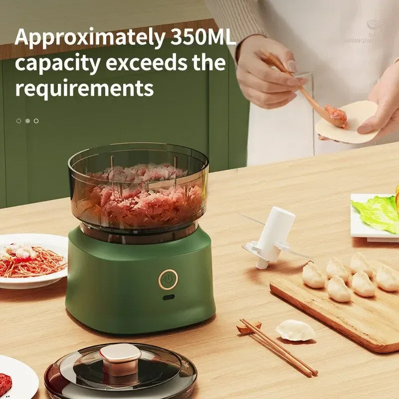 Electric Mini Grinder – 350ml Baby Food Processor & Vegetable Shredder