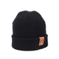 Baby Knit Hat with Leather Label Winter Family Beanie