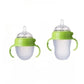 Silicone Nano Baby Bottle – 150/250ml, Handle, Anti-Choking, for 0–9 Months