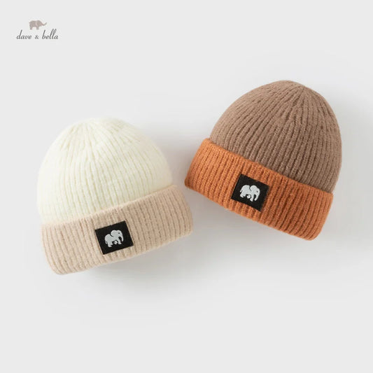 Bonnet d'hiver en tricot douillet Dave Bella pour enfants