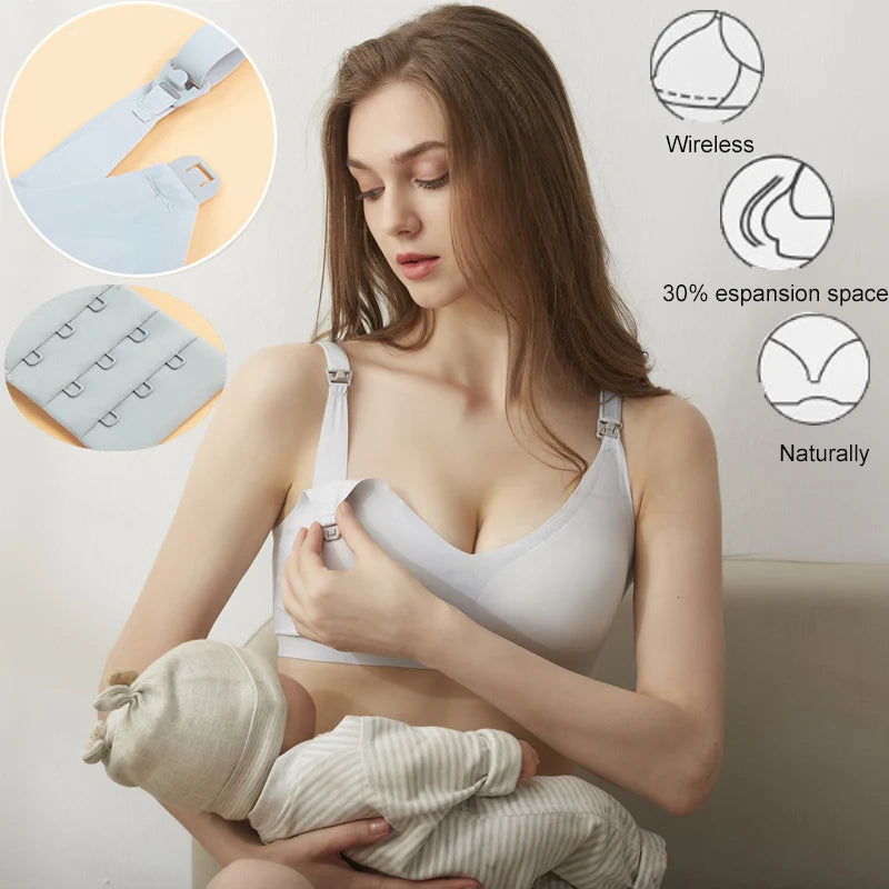 Soutien-gorge d'allaitement ultra-fin – Soutien de maternité push-up sans armatures