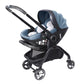 Kidilo 3-in-1 Baby Car Seat Stroller, One Button Fold & Detachable Basket