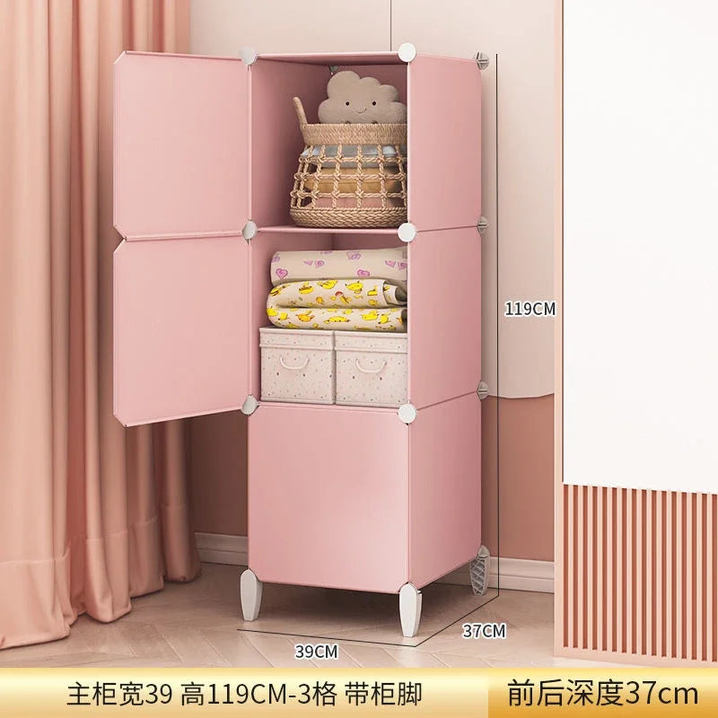 Modular Baby Wardrobe – Minimalist Nordic Fabric Storage