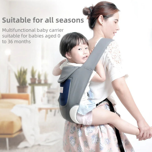 3-in-1 Ergonomic Baby Carrier Backpack for Newborns