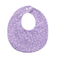 Flower Print Cotton Baby Bib – Adjustable Snap Bandana