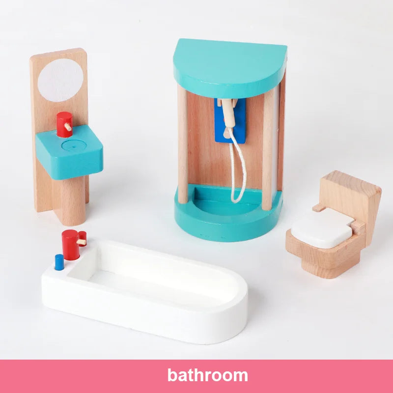 Mini meubles en bois – Amusez-vous dans la salle de jeux !