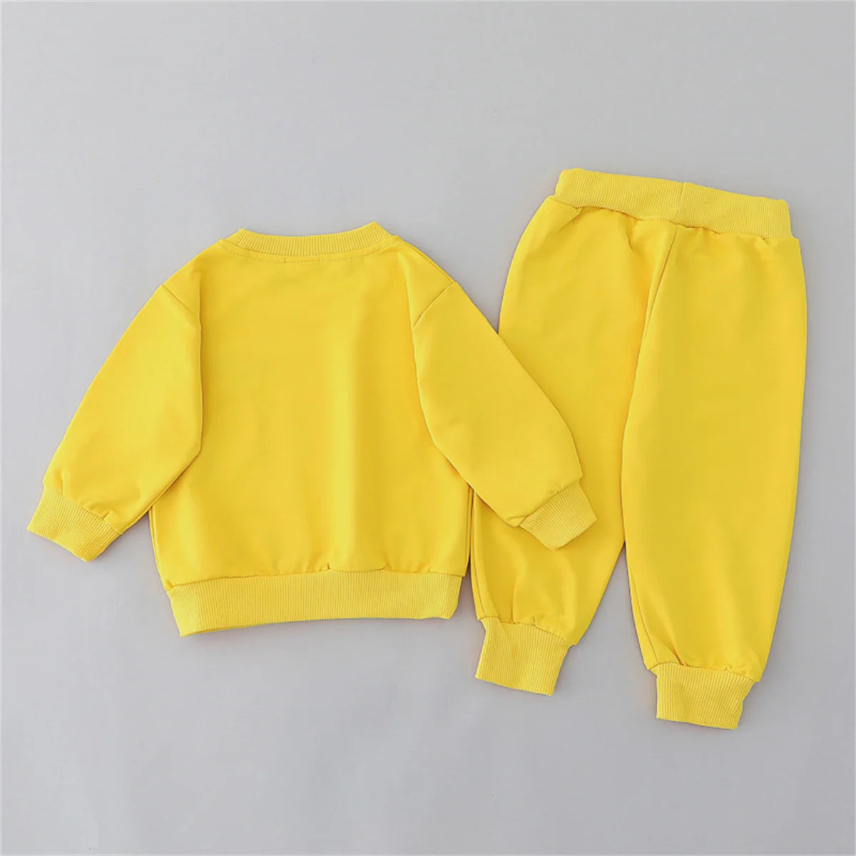Ensemble 2 pièces pour enfant – Printemps/Automne Petit Ours Manches Longues et pantalon