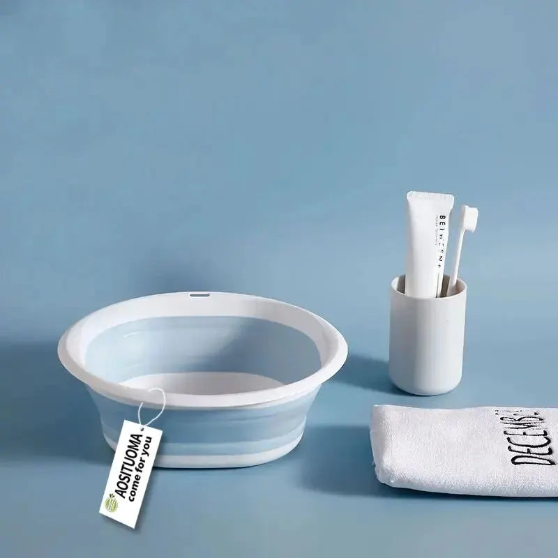 Compact Folding Basin – Portable Bath & Laundry Tub