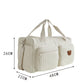Cartoon Bear Diaper Bag – Quilted Tulip Maternity Tote with Shoulder Strap