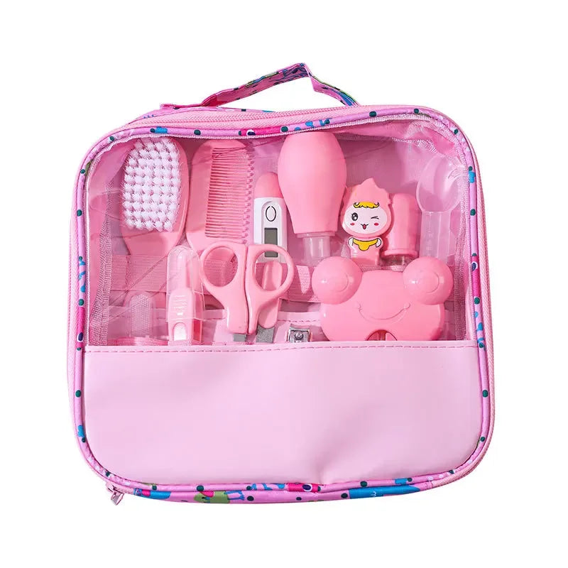 Coffret de soins pour bébé 13 pièces – Coffret cadeau essentiel pour le bain, la toilette et l'allaitement