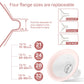 Tire-lait électrique double NCVI, écran LED, 10 sachets de conservation du lait maternel