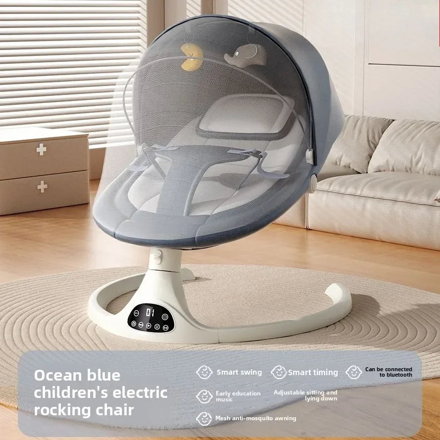 Balancelle électrique pour bébé – Berceau musical et endormisseur