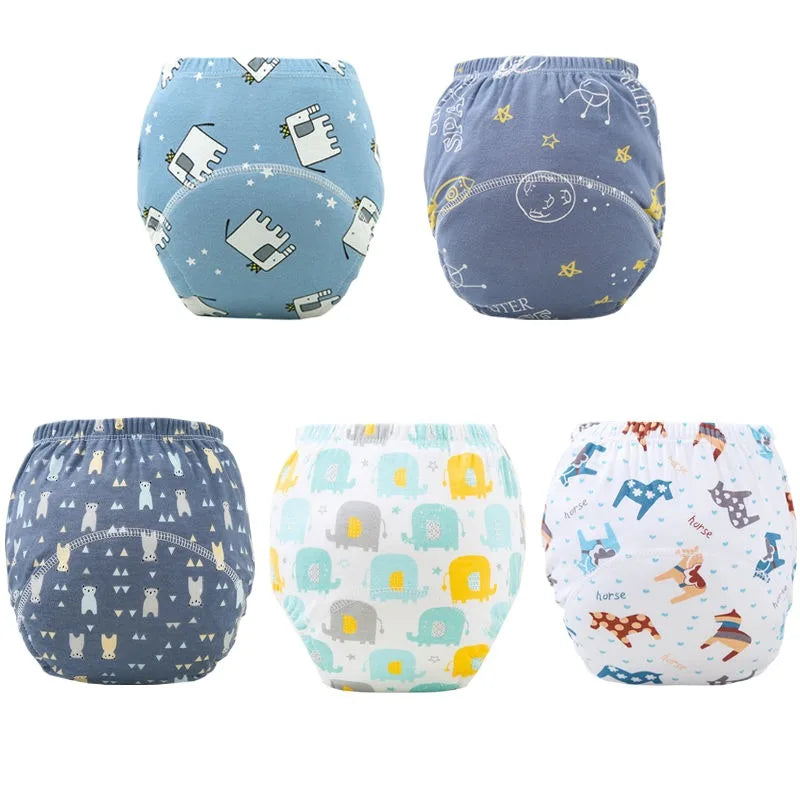 Culottes d'apprentissage imperméables et réutilisables pour bébé