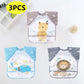 Cute Cartoon Waterproof Baby Feeding Bib (0–3Y)