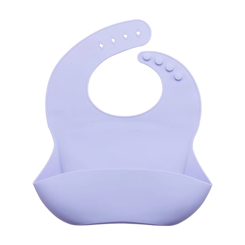 Bavoir d'allaitement en silicone ajustable et mignon