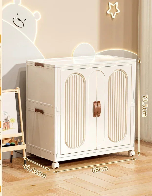 Foldable Kids Storage – Clothes & Toy Sorting Cabinet