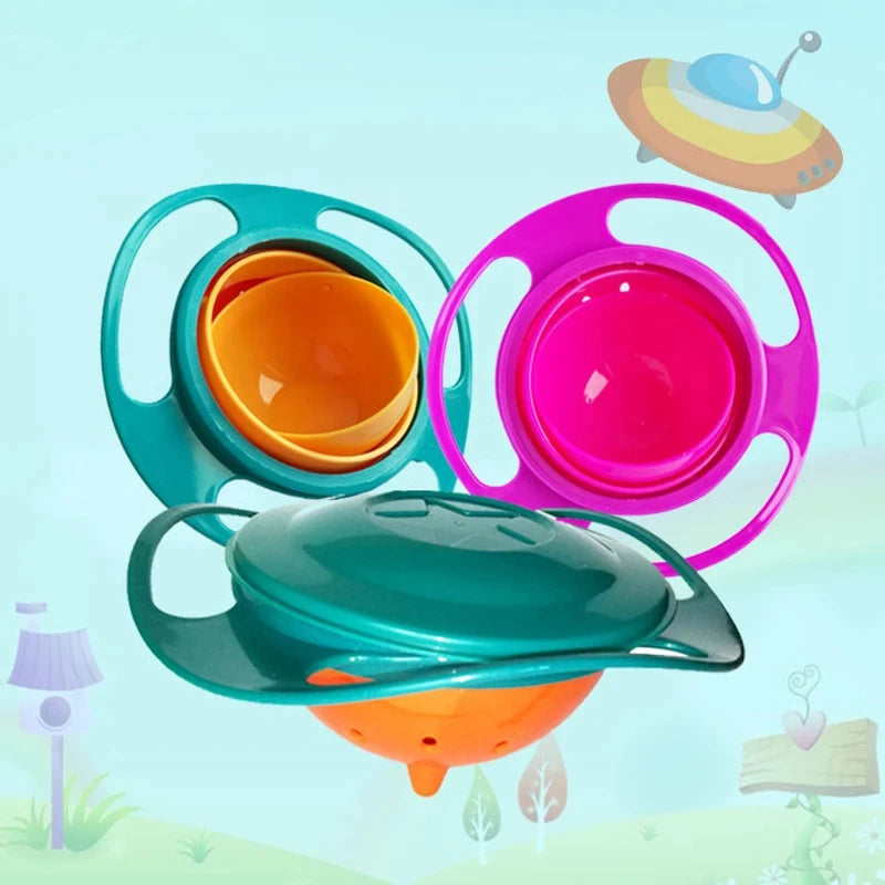 360° Gyro Baby Bowl – Spill-Proof Training Dish