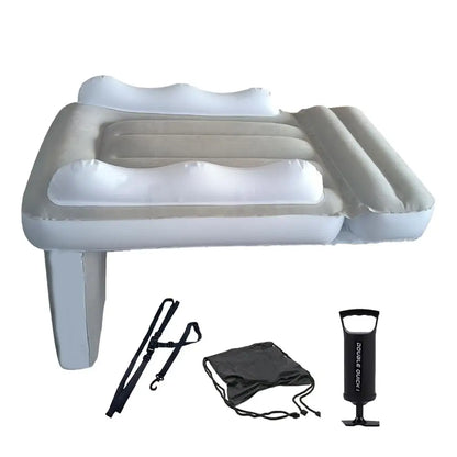 Lit d'avion portable pour tout-petits – Matelas de voyage gonflable et rallonge de siège