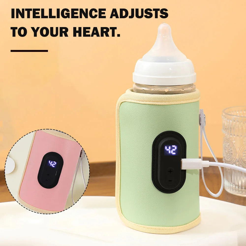 Sachet chauffe-biberon | Manchon chauffant USB avec température réglable jusqu'à 20 °C