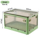 Boîte de rangement pliable BGRORIO – Modèle à roulettes et empilable