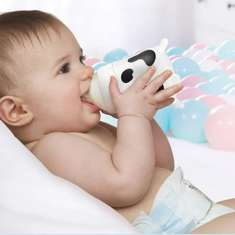 Biberon en silicone Dr.Isla – 150/250 ml, avec poignée, anti-étouffement, sans BPA