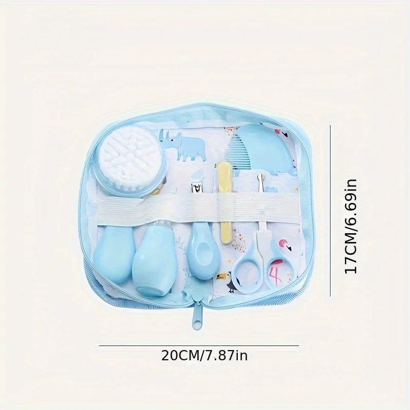 Kit de soins pour bébé 6 pièces – Kit de voyage portable avec sac