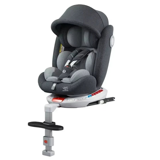 Infant Car Seat 0-4Y | 360° Swivel, Adjustable Backrest & Leg Support