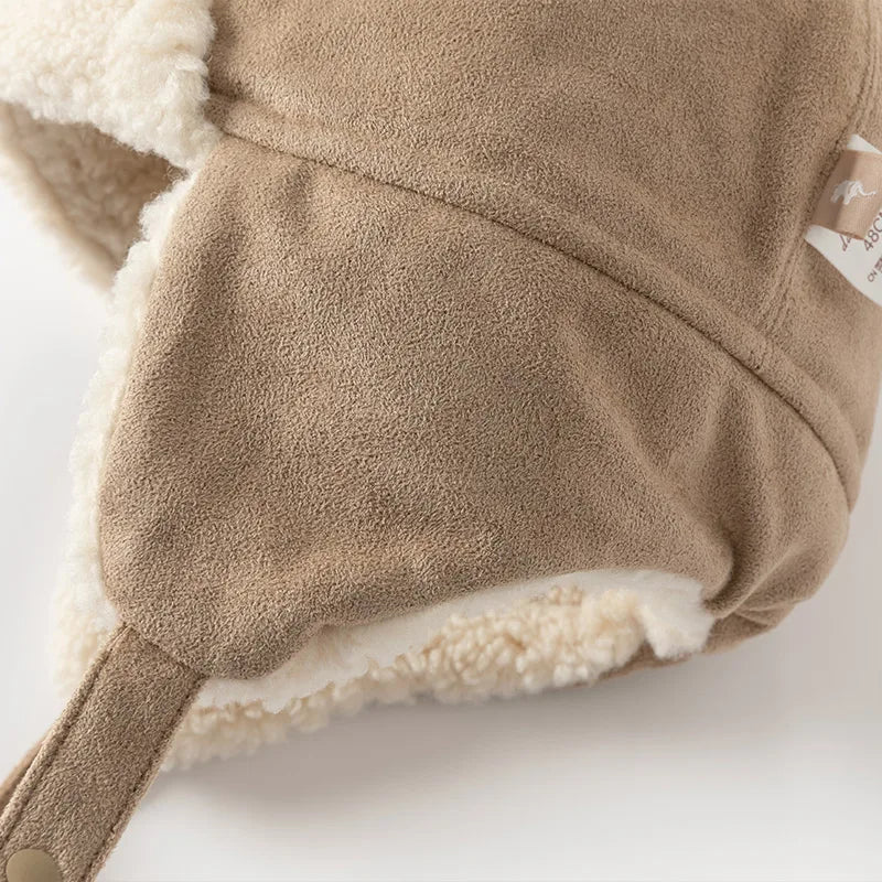 Cute Thickened Knit Baby Hat Boys Girls Autumn Winter
