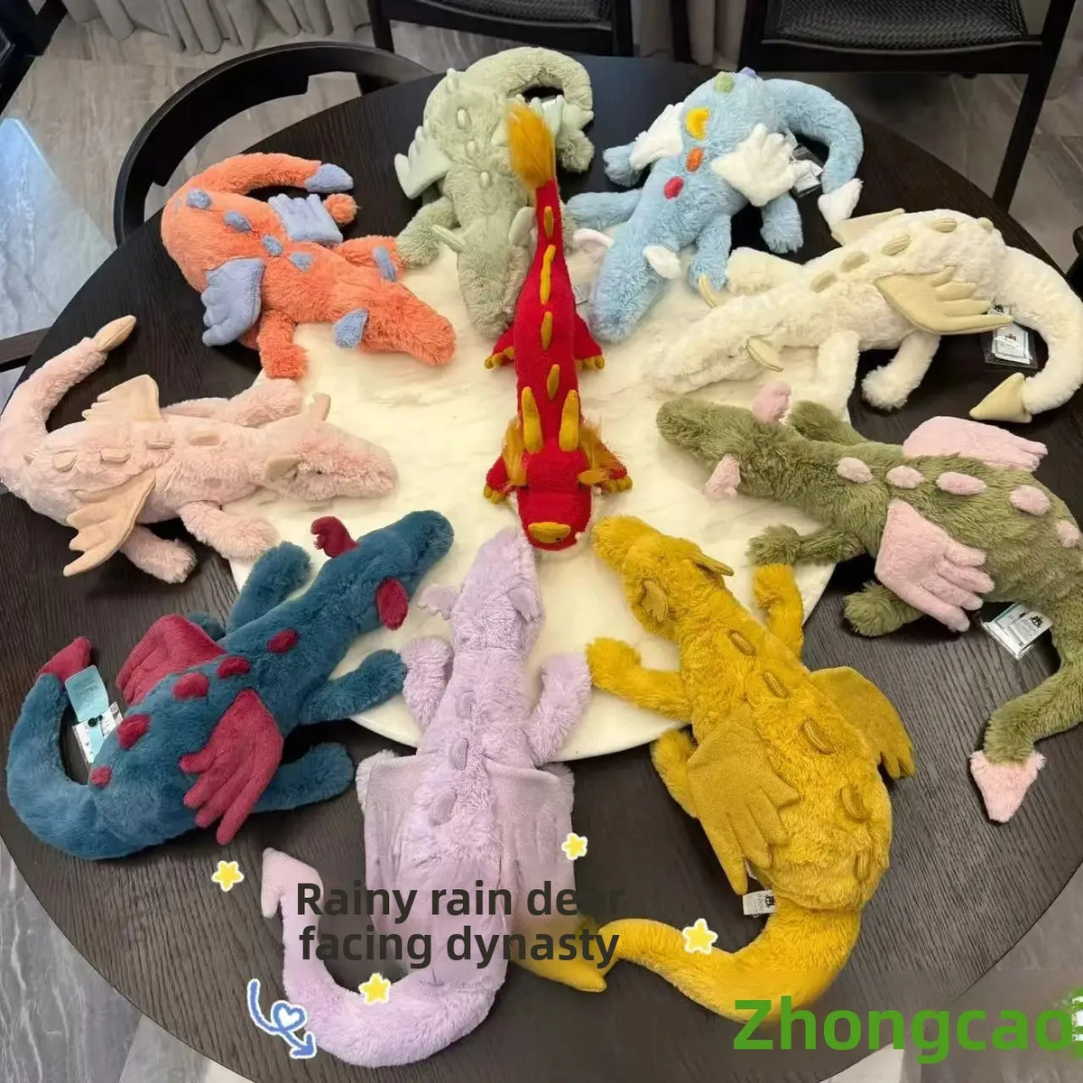 Cute Flying Dragon Plush – Green & Blue!