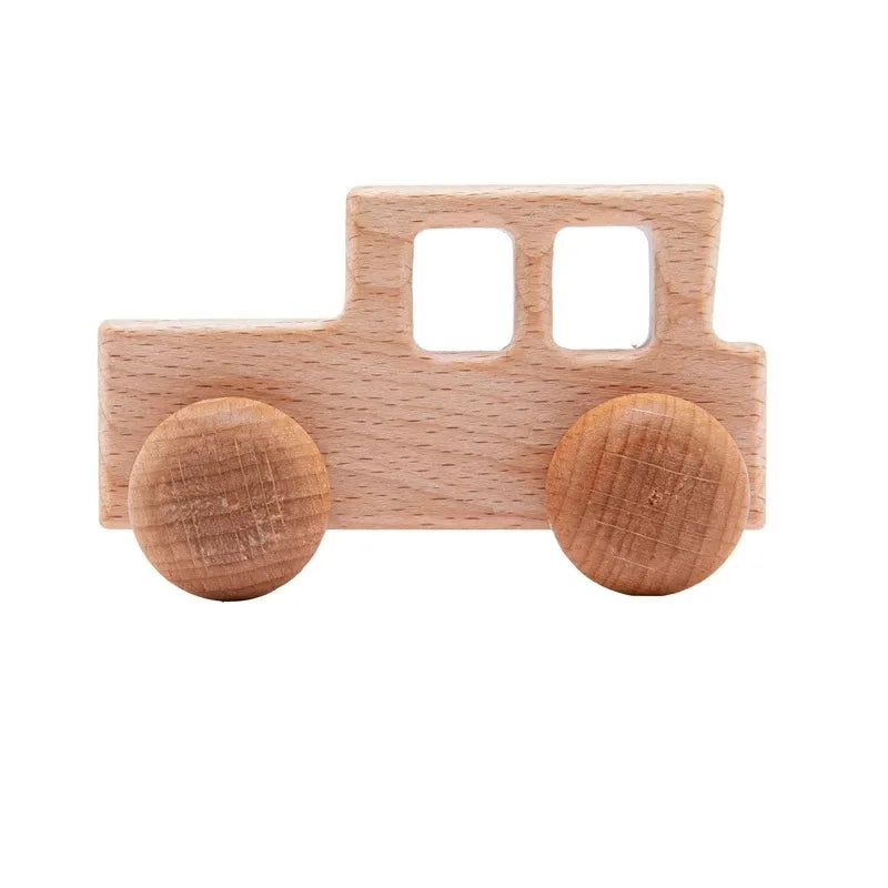 Montessori Wooden Number Train Toy with Blocks – Educational Baby Gift