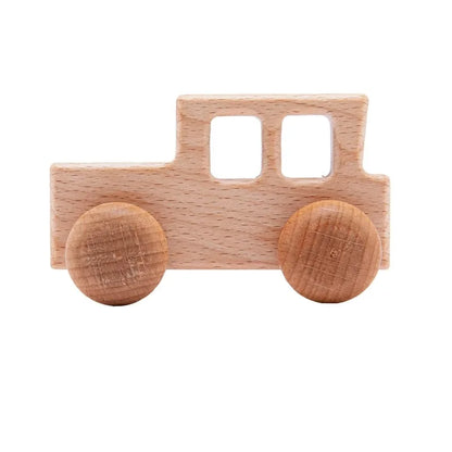 Montessori Wooden Number Train Toy with Blocks – Educational Baby Gift