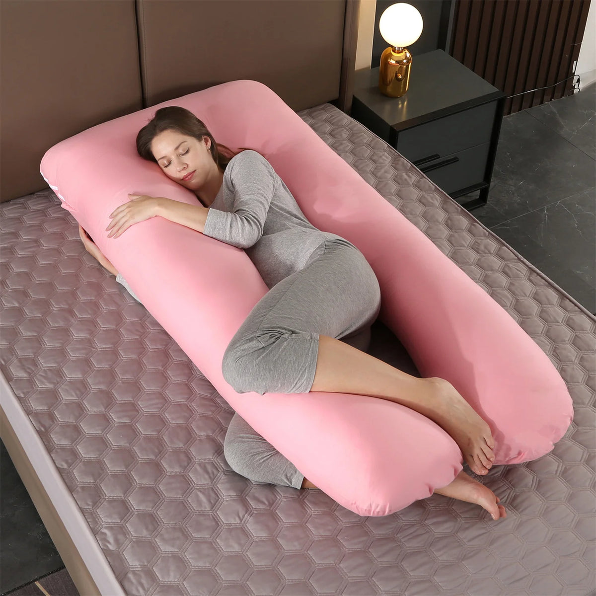 Coussin de grossesse intégral en forme de U 2022 – Allaitement et sommeil avec housse amovible