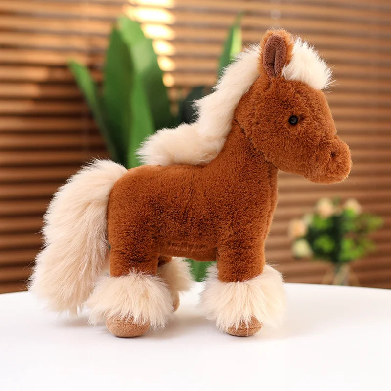 Horse & Unicorn Plush – Realistic Stuffed Toy for Kids
