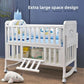 Convertible Baby Crib – Luxury Nest Bed with Mobility
