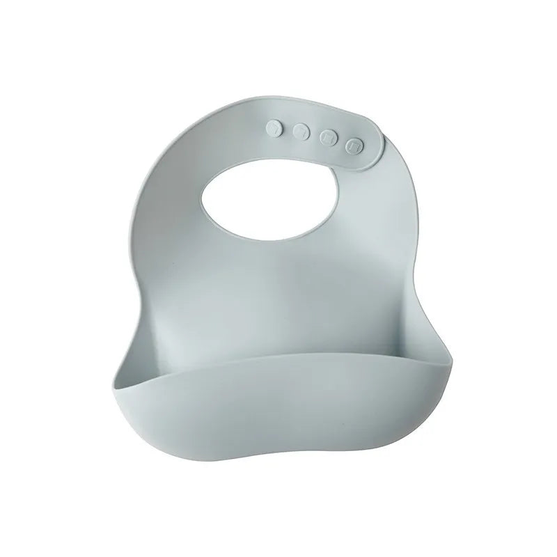 Bavoir d'allaitement en silicone ajustable et mignon