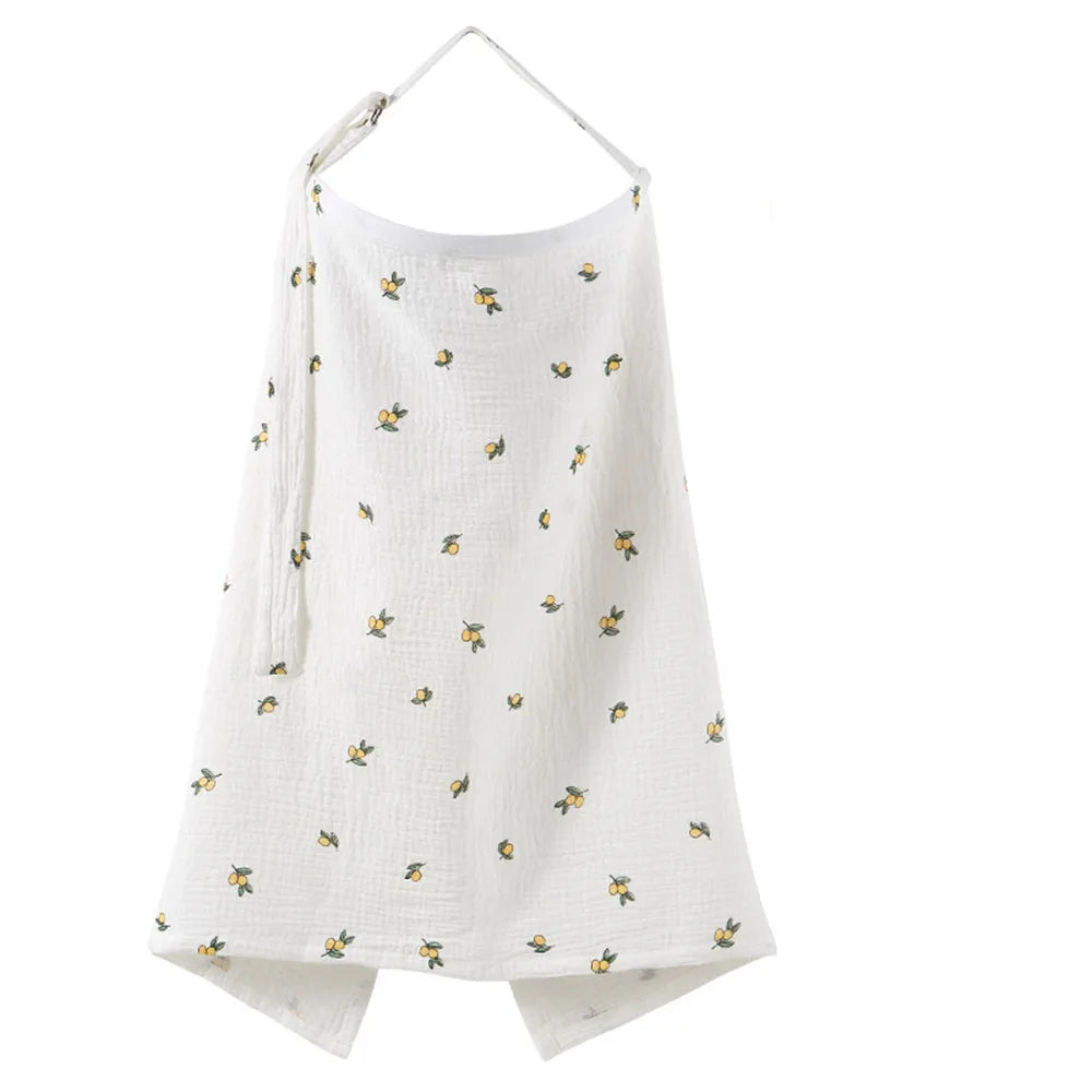 Breathable Muslin Nursing Apron – Privacy Cover for Mom & Baby Feeding