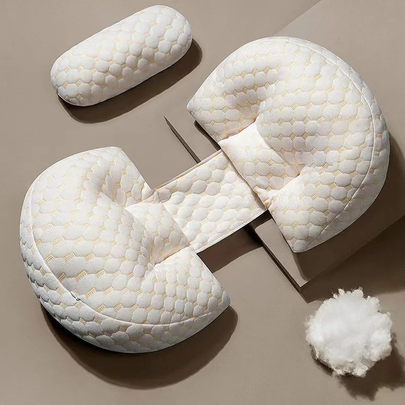 Pregnancy Waist Pillow – Soft Cotton Abdominal & Maternity Support