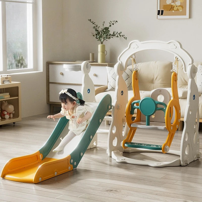 Balançoire et toboggan 3 en 1 pour tout-petits