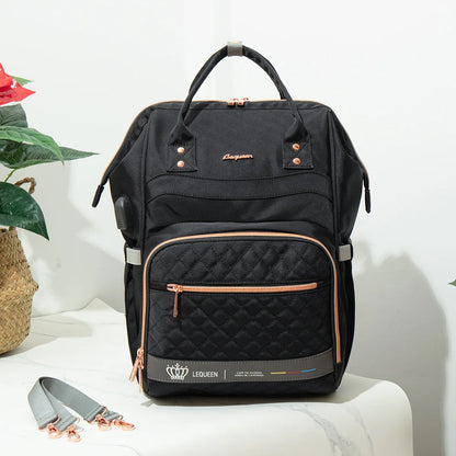 Sac à langer LEQUEEN pour poussette – Sac à dos à langer grande capacité pour les mamans