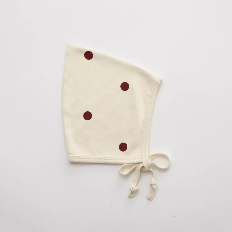 Floral Retro Baby Beanie Hat for Spring Summer Photos